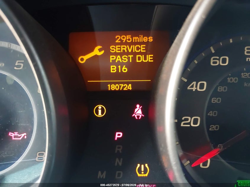 2008 Acura Mdx VIN 2HNYD28688H543299 IAAI salvage auction — REPOSSESSION, Nrc Lienholder Repossession Paperwork (Mississippi), sold $375 on 2026-07-09 (photo 7)