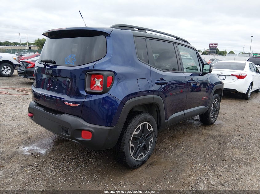 2016 Jeep Renegade VIN ZACCJBCT4GPD58279 IAAI salvage auction — HAIL, Salvage Title, sold $3,150 on 2026-10-02 (photo 4)