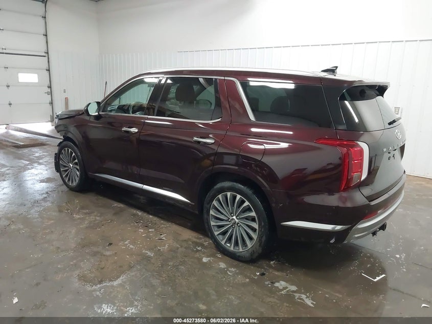 2024 Hyundai Palisade VIN KM8R7DGE5RU704482 IAAI salvage auction — FRONT END, Salvage Title, sold $25 on 2026-07-28 (photo 3)