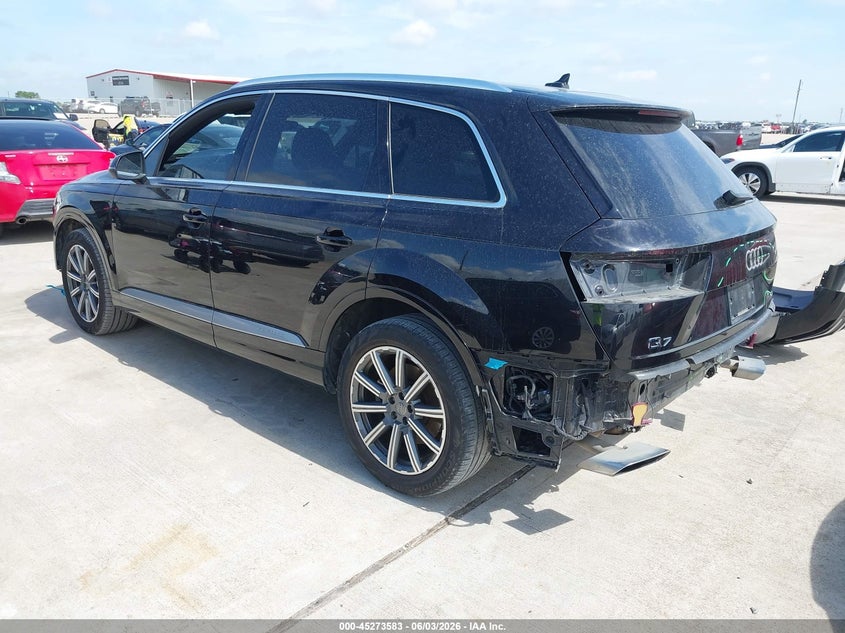 2019 Audi Q7 VIN WA1AAAF75KD047848 IAAI salvage auction — FRONT & REAR, Original (Texas), sold $9,350 on 2026-07-17 (photo 3)