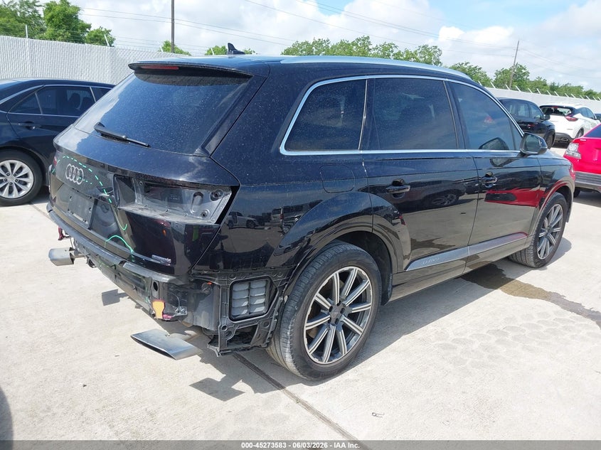 2019 Audi Q7 VIN WA1AAAF75KD047848 IAAI salvage auction — FRONT & REAR, Original (Texas), sold $9,350 on 2026-07-17 (photo 4)