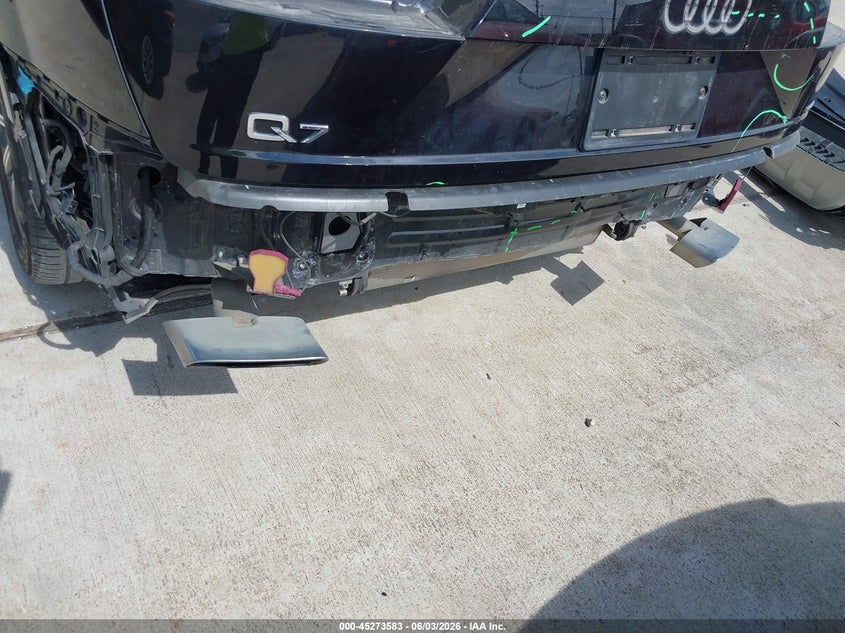 2019 Audi Q7 VIN WA1AAAF75KD047848 IAAI salvage auction — FRONT & REAR, Original (Texas), sold $9,350 on 2026-07-17 (photo 6)