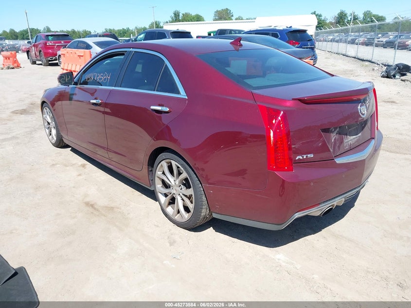 2014 Cadillac Ats VIN 1G6AC5SX6E0175365 IAAI salvage auction — FRONT END, Salvage Title, sold $1,050 on 2026-07-22 (photo 3)