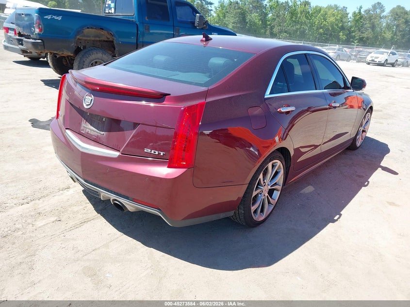 2014 Cadillac Ats VIN 1G6AC5SX6E0175365 IAAI salvage auction — FRONT END, Salvage Title, sold $1,050 on 2026-07-22 (photo 4)