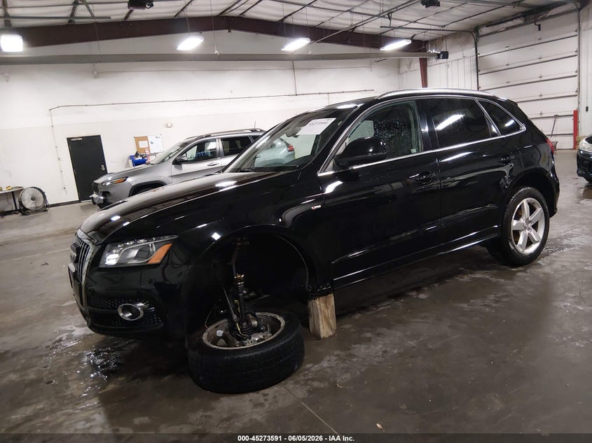 2012 Audi Q5 VIN WA1DKAFPXCA063959 IAAI salvage auction — LEFT FRONT, Salvage Title, sold $900 on 2026-07-07 (photo 2)