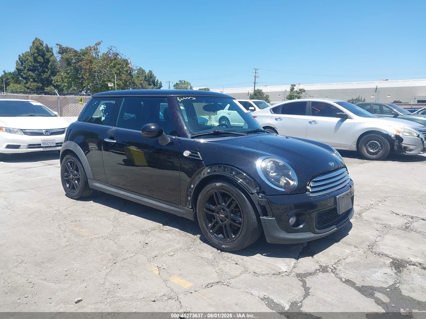 2012 Mini Cooper VIN WMWSU3C58CT539889 IAAI salvage auction — NORMAL WEAR, Salvage Title - Dealer (California), sold $375 on 2026-07-06 (photo 1)
