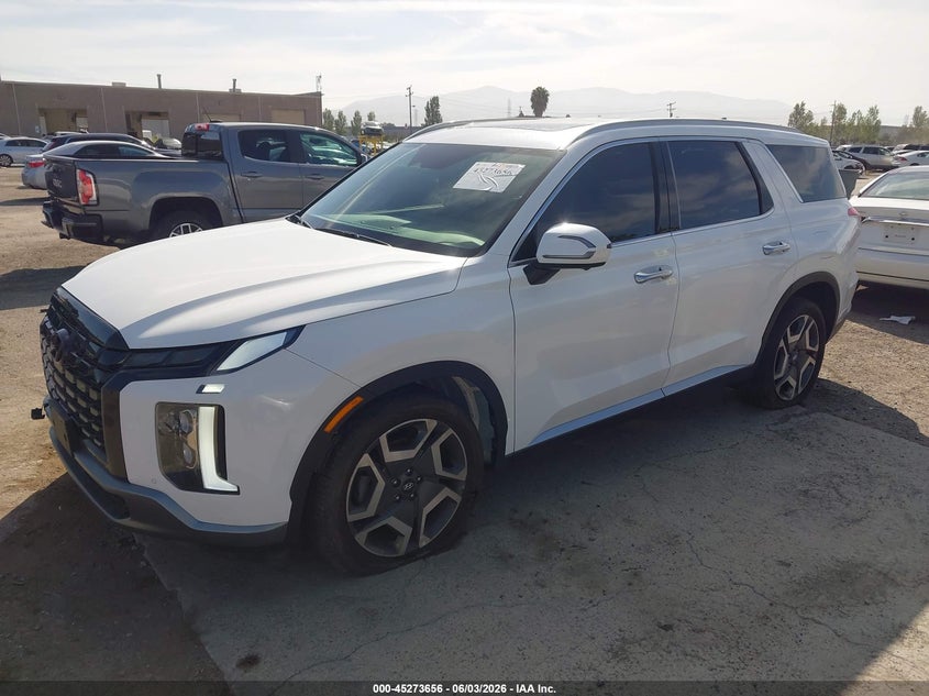 2025 Hyundai Palisade VIN KM8R44GE9SU823330 IAAI salvage auction — RIGHT FRONT, Salvage Title, sold $14,050 on 2026-07-29 (photo 2)