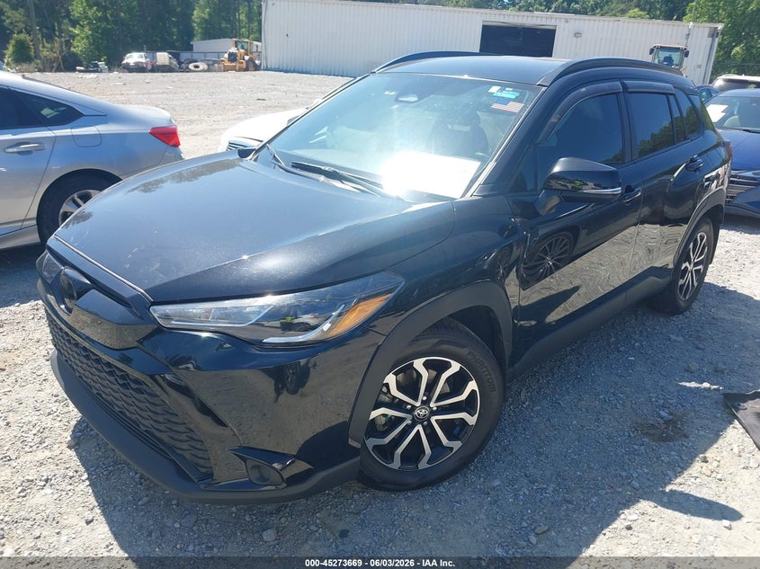 2024 Toyota Corolla cross VIN 7MUFBABG0RV030782 IAAI salvage auction — SIDE, Wait Title, sold $9,950 on 2026-08-23 (photo 2)