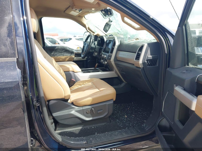 2022 Ford F250 VIN 1FT7W2BT9NEG02924 IAAI salvage auction — STORM DAMAGE, Salvage (Texas), sold $26,000 on 2026-07-27 (photo 5)
