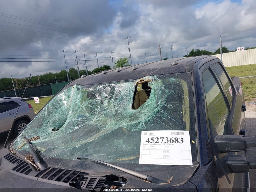 2022 Ford F250 VIN 1FT7W2BT9NEG02924 IAAI salvage auction — STORM DAMAGE, Salvage (Texas), sold $26,000 on 2026-07-27 (photo 6)
