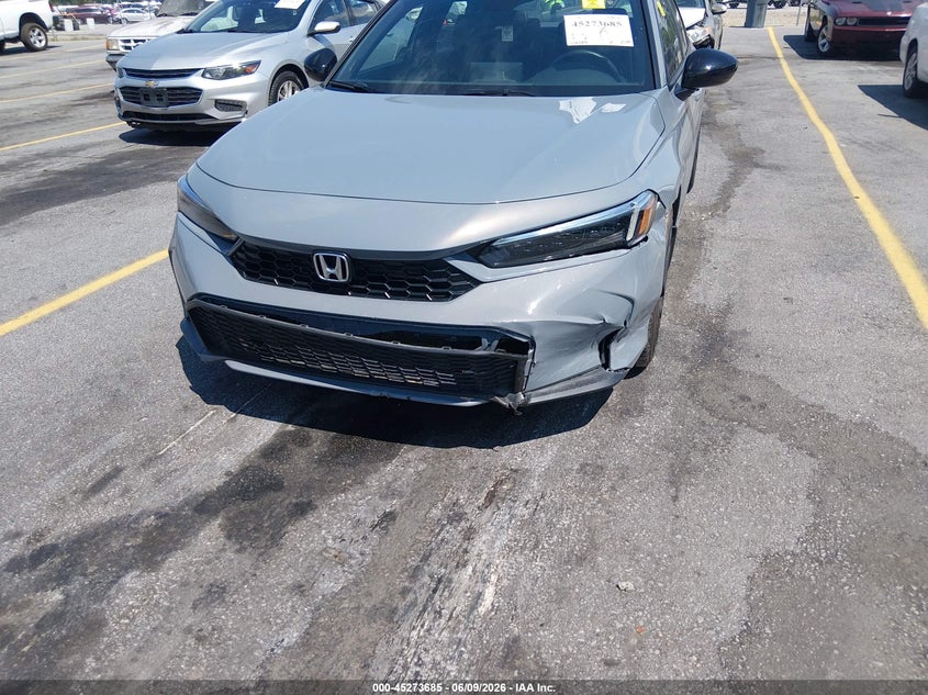 2025 Honda Civic VIN 2HGFE4F84SH344401 IAAI salvage auction — FRONT END, Salvage Title, sold $9,400 on 2026-07-31 (photo 6)