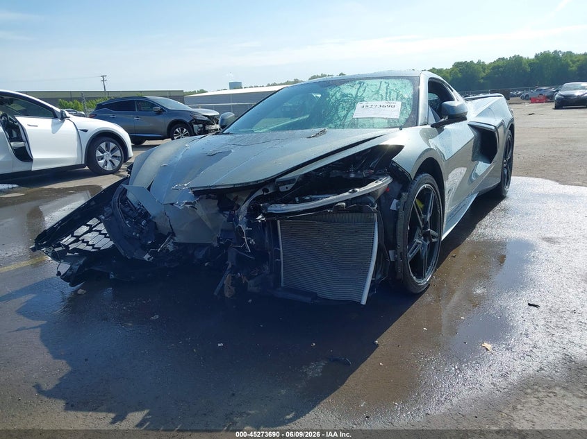 2023 Chevrolet Corvette VIN 1G1YB2D40P5111790 IAAI salvage auction — FRONT END, Salvage (Ohio), sold $21,000 on 2026-08-01 (photo 2)