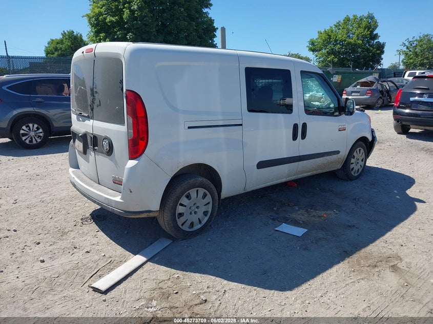 2017 Ram Promaster city VIN ZFBERFBB9H6E75769 IAAI salvage auction — FRONT END, Salvage Title, sold $1,225 on 2026-07-24 (photo 4)
