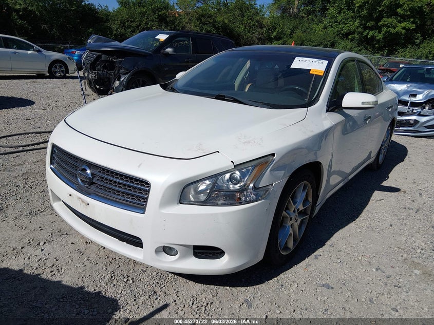 2010 Nissan Maxima VIN 1N4AA5AP4AC843487 IAAI salvage auction — LEFT FRONT, Salvage (Ohio), sold $475 on 2026-08-03 (photo 2)