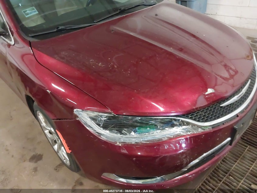 2015 Chrysler 200 VIN 1C3CCCEG9FN592994 IAAI salvage auction — RIGHT FRONT, Salvage Title, sold $50 on 2026-07-29 (photo 6)