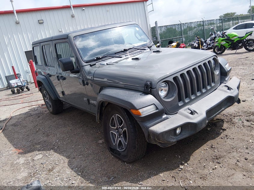 2020 Jeep Wrangler / VIN 1C4HJXDN7LW325597 — IAAI salvage auction photo