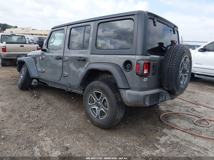 2020 Jeep Wrangler / VIN 1C4HJXDN7LW325597 IAAI salvage auction — LEFT SIDE, Salvage (Kansas), sold $7,375 on 2026-07-31 (photo 3)