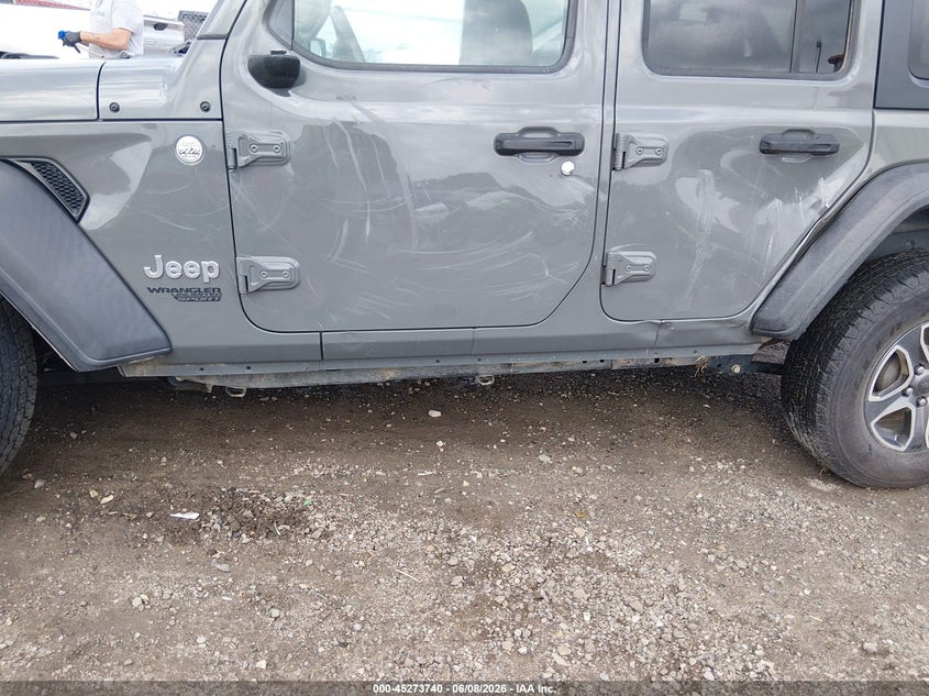 2020 Jeep Wrangler / VIN 1C4HJXDN7LW325597 IAAI salvage auction — LEFT SIDE, Salvage (Kansas), sold $7,375 on 2026-07-31 (photo 6)