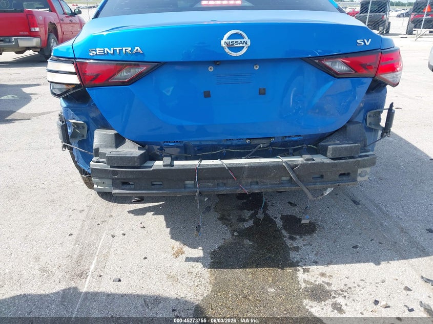 2022 Nissan Sentra VIN 3N1AB8CV3NY237571 IAAI salvage auction — FRONT & REAR, Salvage Title, sold $100 on 2026-07-30 (photo 6)