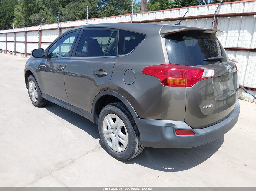 2015 Toyota Rav 4 VIN 2T3ZFREV8FW143426 IAAI salvage auction — UNDERCARRIAGE, Original (Texas), sold $3,750 on 2026-08-01 (photo 3)