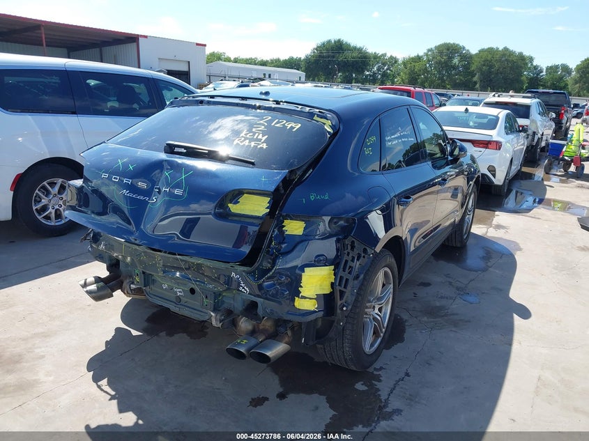 2016 Porsche Macan VIN WP1AB2A56GLB43630 IAAI salvage auction — REAR END, Original (Texas), sold $6,500 on 2026-07-09 (photo 4)