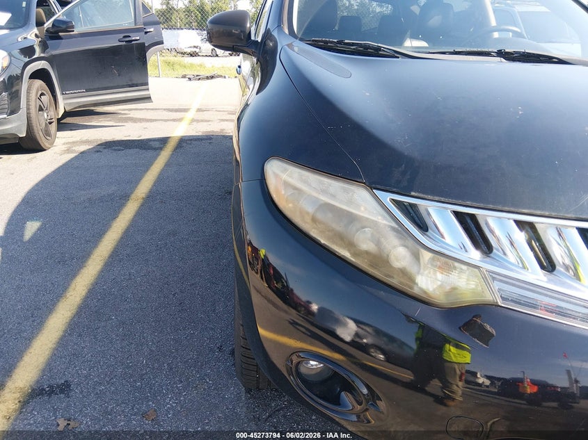 2009 Nissan Murano VIN JN8AZ18W29W103024 IAAI salvage auction — NORMAL WEAR, Clear (South Carolina), sold $325 on 2026-07-29 (photo 6)