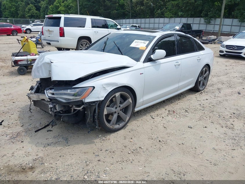 2014 Audi A6 VIN WAUHMAFC5EN137229 IAAI salvage auction — FRONT END, Salvage (Georgia), sold $275 on 2026-07-16 (photo 2)