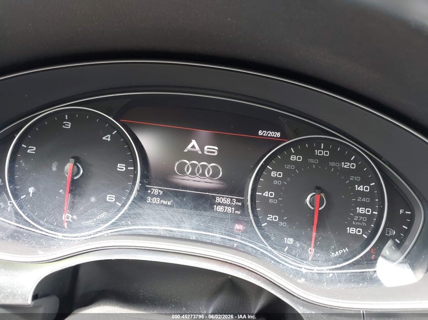 2014 Audi A6 VIN WAUHMAFC5EN137229 IAAI salvage auction — FRONT END, Salvage (Georgia), sold $275 on 2026-07-16 (photo 7)