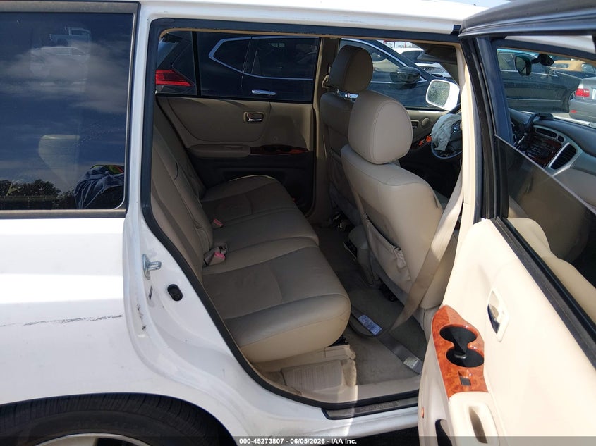 2005 Toyota Highlander VIN JTEDP21A050053431 IAAI salvage auction — RIGHT FRONT, Salvage (California), sold $825 on 2026-07-09 (photo 8)