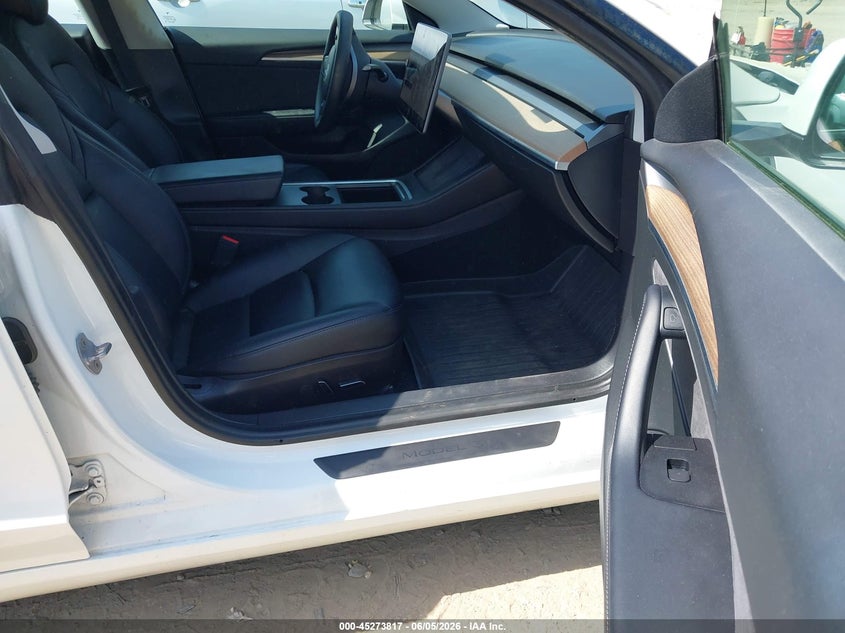 2021 Tesla Model 3 VIN 5YJ3E1EB1MF044076 IAAI salvage auction — RIGHT REAR, Salvage Title, sold $6,400 on 2026-07-19 (photo 5)