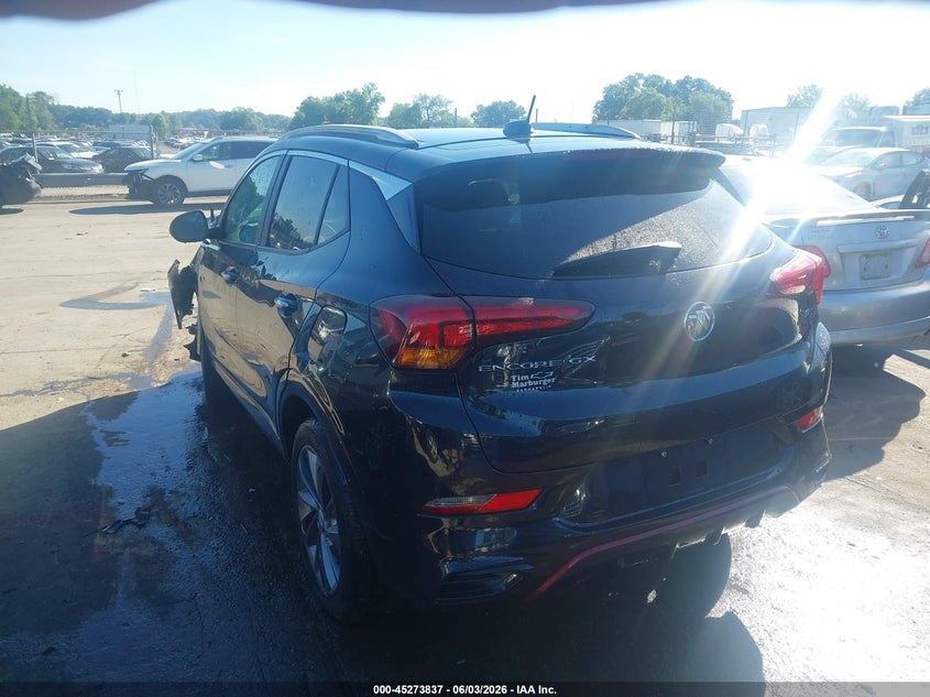 2021 Buick Encore gx VIN KL4MMDS28MB037863 IAAI salvage auction — FRONT END, Salvage Title, sold $1,500 on 2026-07-13 (photo 3)
