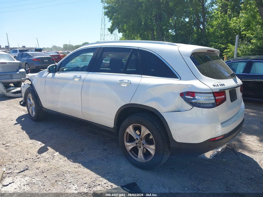 2018 Mercedes-benz Glc VIN WDC0G4KB4JV069998 IAAI salvage auction — FRONT END, Clear (Indiana), sold $6,400 on 2026-07-23 (photo 3)