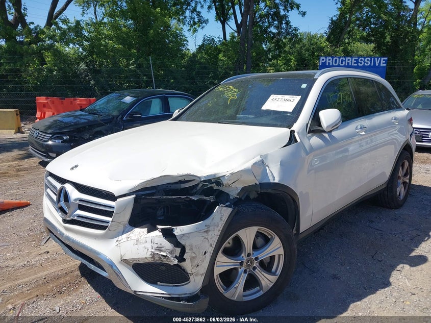 2018 Mercedes-benz Glc VIN WDC0G4KB4JV069998 IAAI salvage auction — FRONT END, Clear (Indiana), sold $6,400 on 2026-07-23 (photo 6)