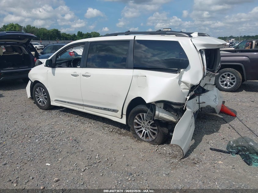 2019 Toyota Sienna VIN 5TDYZ3DC3KS989393 IAAI salvage auction — FRONT & REAR, Salvage (Arkansas), sold $1,375 on 2026-08-01 (photo 3)