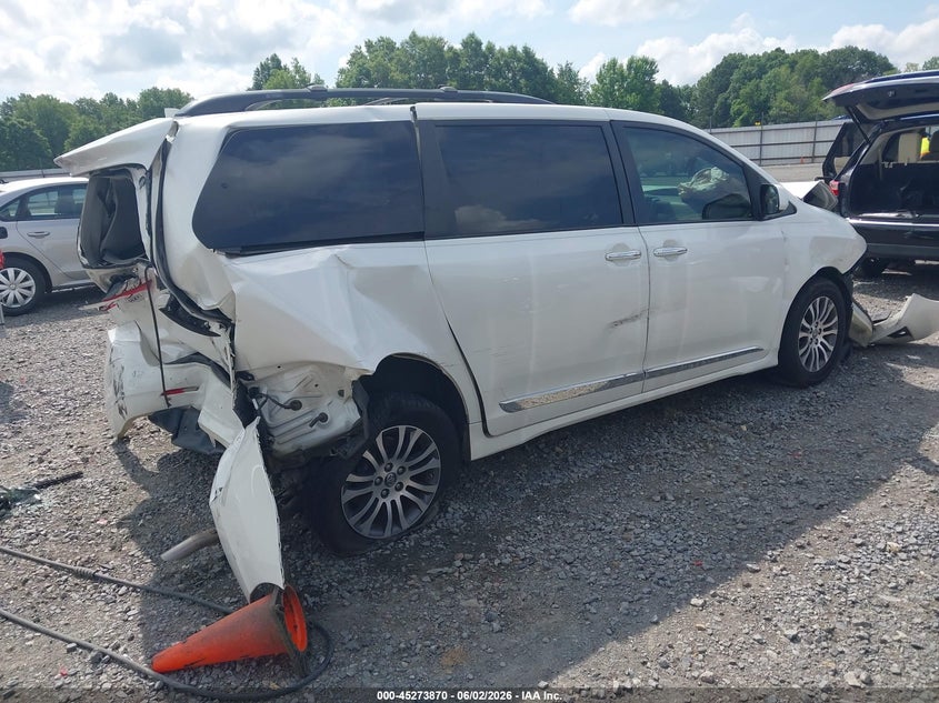 2019 Toyota Sienna VIN 5TDYZ3DC3KS989393 IAAI salvage auction — FRONT & REAR, Salvage (Arkansas), sold $1,375 on 2026-08-01 (photo 4)