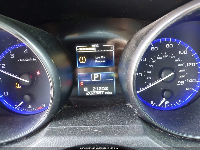 2016 Subaru LEGACY VIN 4S3BNBJ65G3041788 IAAI salvage auction — REAR END, Salvage Title, sold $825 on 2026-08-23 (photo 7)