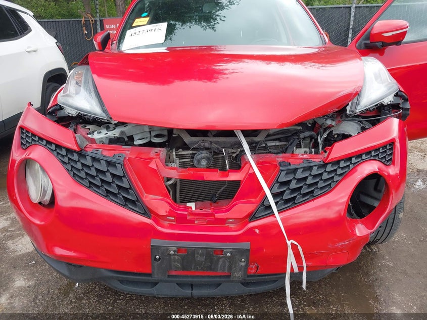 2015 Nissan Juke VIN JN8AF5MR6FT508820 IAAI salvage auction — FRONT END, Salvage Title, sold $700 on 2026-07-29 (photo 6)