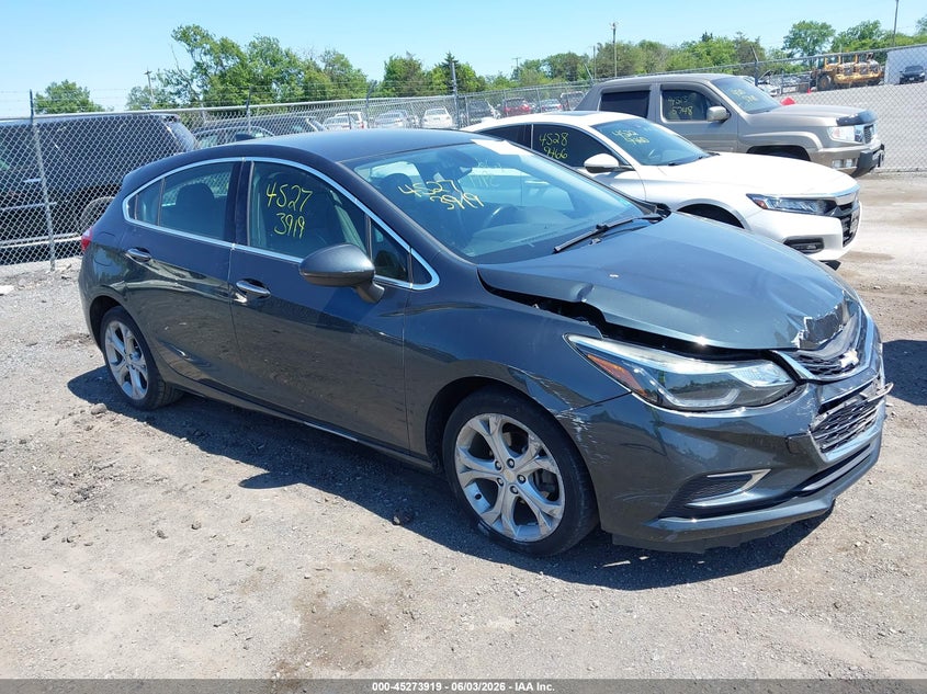 2018 Chevrolet Cruze VIN 3G1BF6SM0JS607500 IAAI salvage auction — SIDE, Salvage Title, sold $1,300 on 2026-07-10 (photo 1)