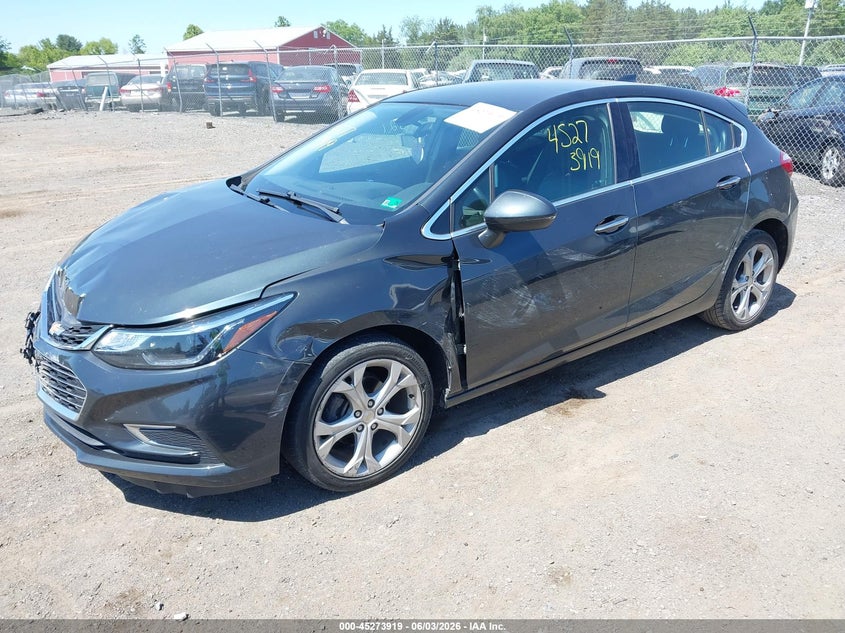 2018 Chevrolet Cruze VIN 3G1BF6SM0JS607500 IAAI salvage auction — SIDE, Salvage Title, sold $1,300 on 2026-07-10 (photo 2)