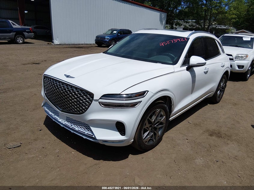 2023 Genesis Gv70 VIN KMUMADTB9PU109219 IAAI salvage auction — FRONT END, Clear (Oklahoma), sold $11,000 on 2026-07-23 (photo 2)
