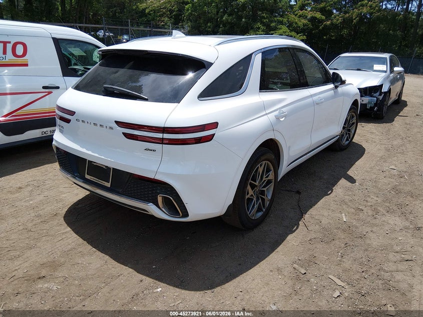 2023 Genesis Gv70 VIN KMUMADTB9PU109219 IAAI salvage auction — FRONT END, Clear (Oklahoma), sold $11,000 on 2026-07-23 (photo 4)