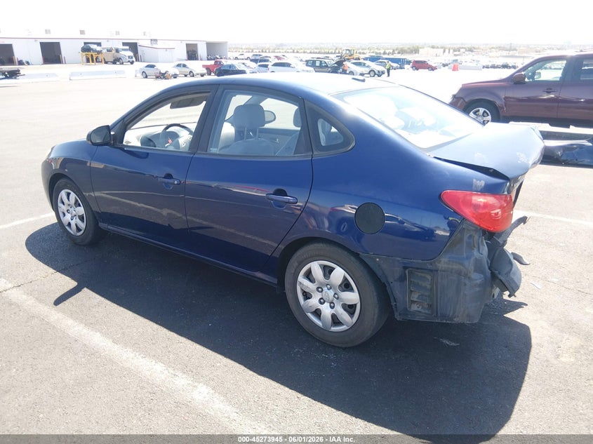2007 Hyundai Elantra VIN KMHDU46D77U144683 IAAI salvage auction — REAR END, Salvage (Nevada), sold $375 on 2026-07-17 (photo 3)