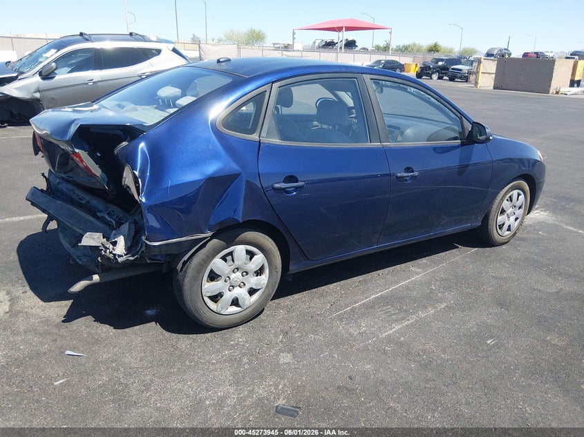 2007 Hyundai Elantra VIN KMHDU46D77U144683 IAAI salvage auction — REAR END, Salvage (Nevada), sold $375 on 2026-07-17 (photo 4)