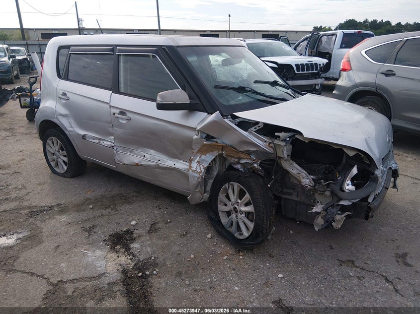 2012 Kia Soul VIN KNDJT2A6XC7391776 IAAI salvage auction — RIGHT SIDE, Original (Texas), sold $250 on 2026-07-15 (photo 1)