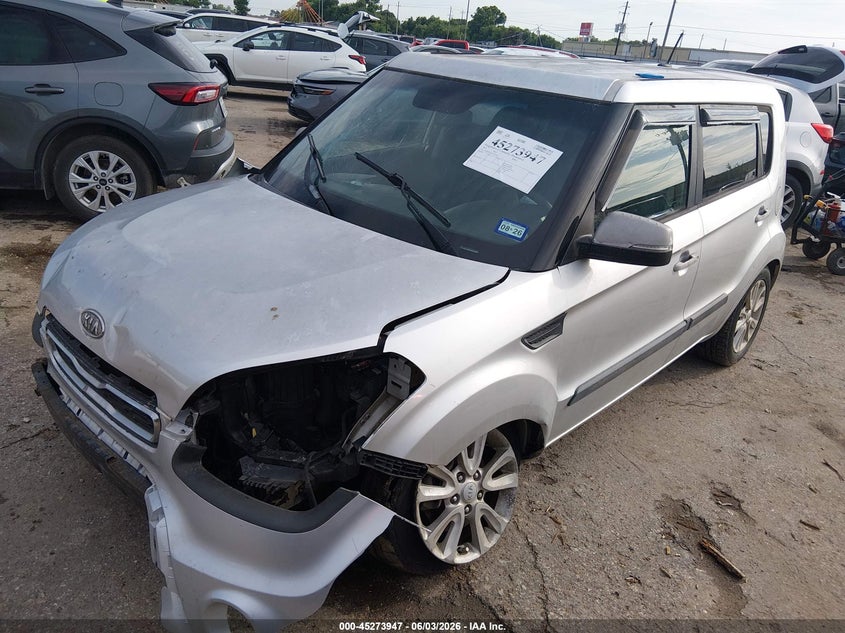 2012 Kia Soul VIN KNDJT2A6XC7391776 IAAI salvage auction — RIGHT SIDE, Original (Texas), sold $250 on 2026-07-15 (photo 2)