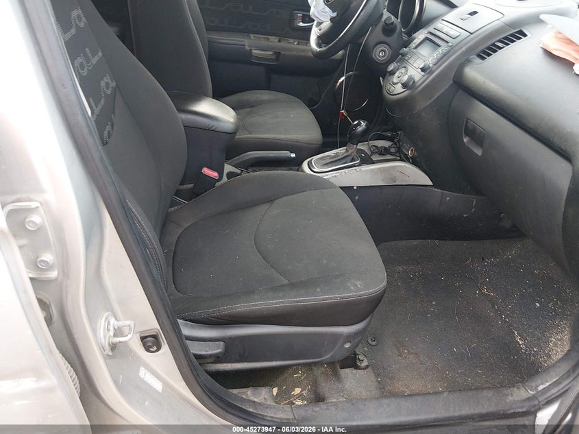 2012 Kia Soul VIN KNDJT2A6XC7391776 IAAI salvage auction — RIGHT SIDE, Original (Texas), sold $250 on 2026-07-15 (photo 5)