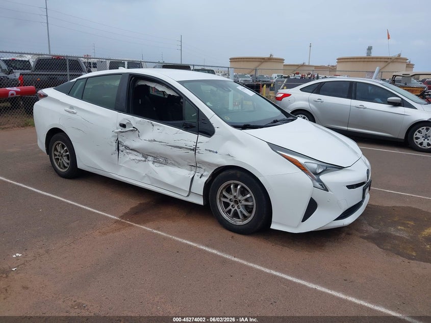 2018 Toyota Prius VIN JTDKBRFU6J3081376 IAAI salvage auction — RIGHT SIDE, Salvage Title, sold $2,850 on 2026-07-28 (photo 1)
