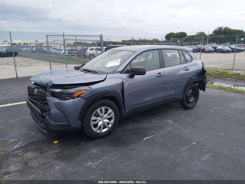 2026 Toyota Corolla cross VIN 7MUAAAAG7TV165957 IAAI salvage auction — REAR END, Salvage Title, sold $5,400 on 2026-07-09 (photo 2)