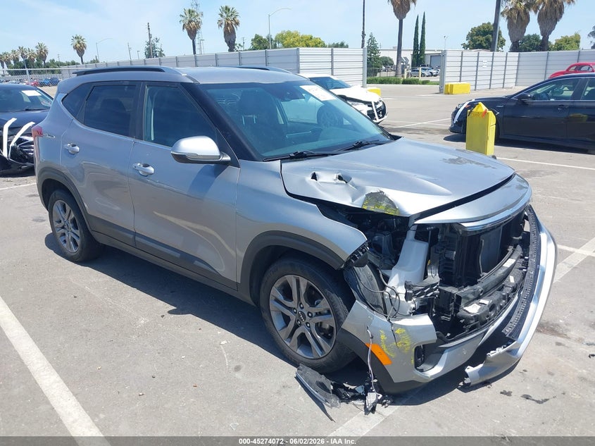 2022 Kia Seltos VIN KNDEU2AA8N7238349 IAAI salvage auction — FRONT END, Salvage Title, sold $3,450 on 2026-07-23 (photo 1)