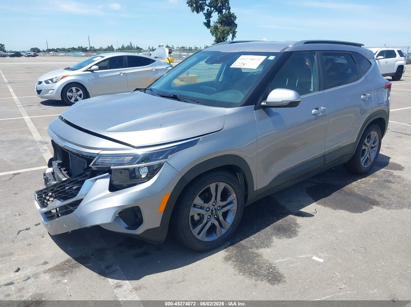 2022 Kia Seltos VIN KNDEU2AA8N7238349 IAAI salvage auction — FRONT END, Salvage Title, sold $3,450 on 2026-07-23 (photo 2)